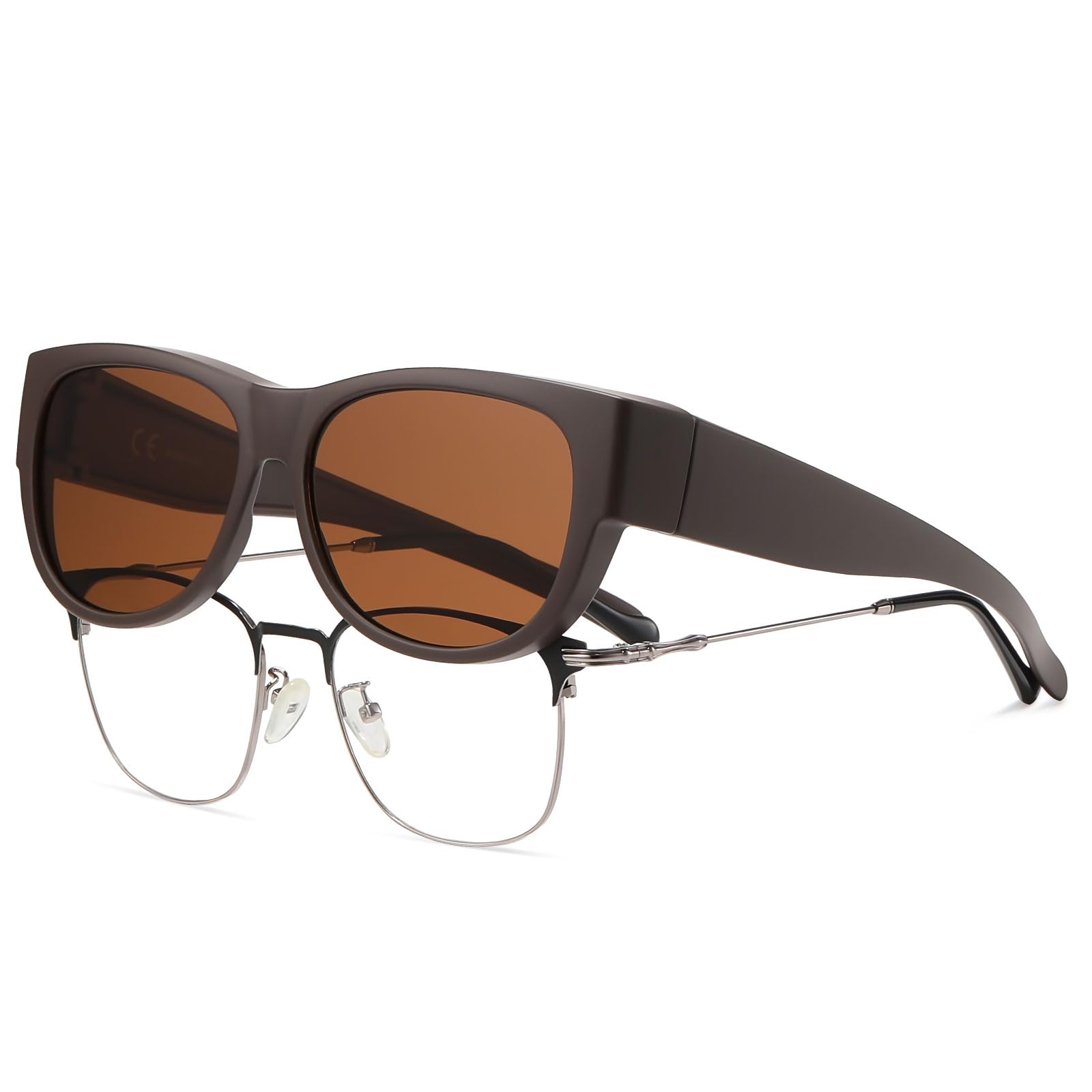 HAOLOTA Cat Eye Sunglasses Over Glasses Women SG0173