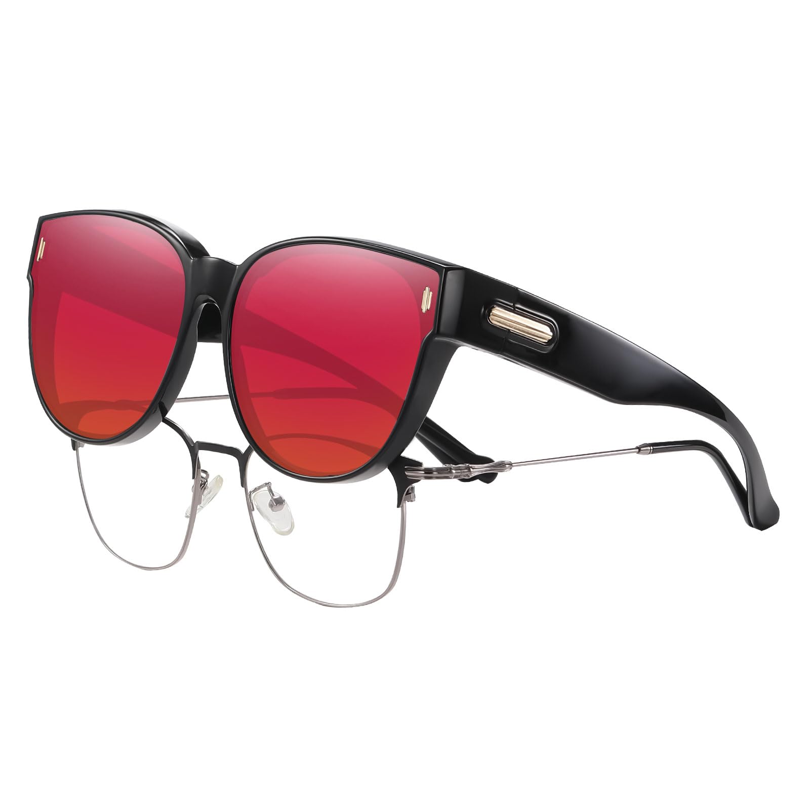 HAOLOTA Cat Eye Sunglasses Over Glasses Women SG0189