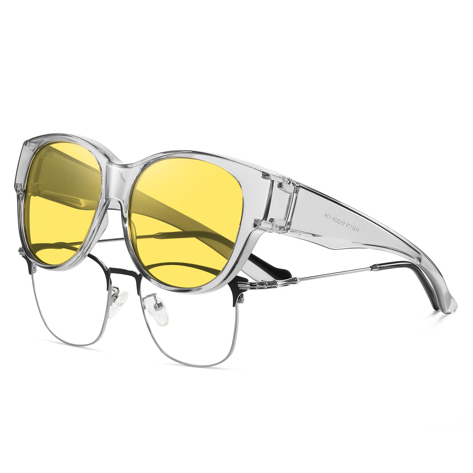 HAOLOTA Night Driving Glasses Over Glasses Women NV0179