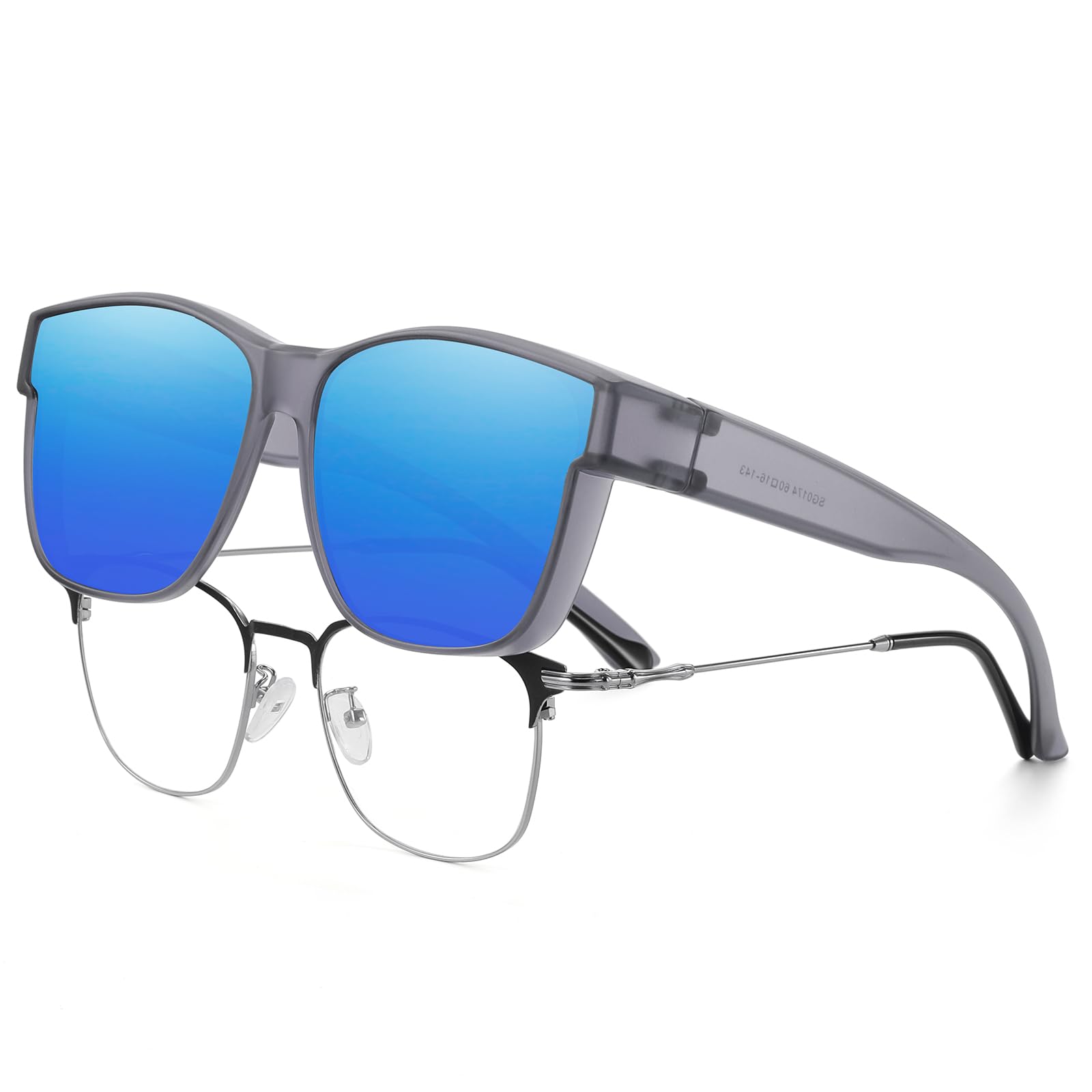 HAOLOTA Square Oversized Over Sunglasses Men SG0174L