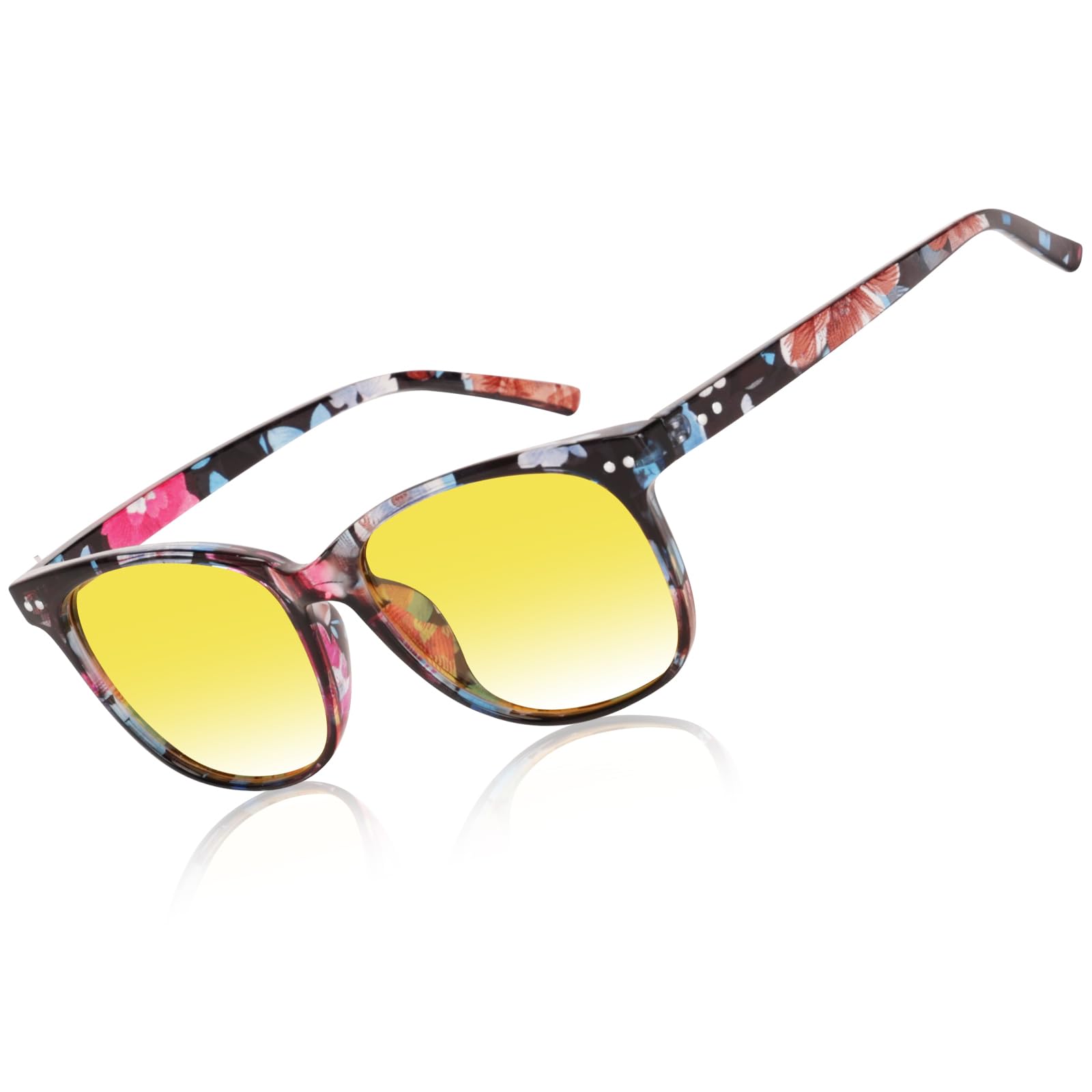 HAOLOTA Anti Glare Night Driving Glasses Women NV8081