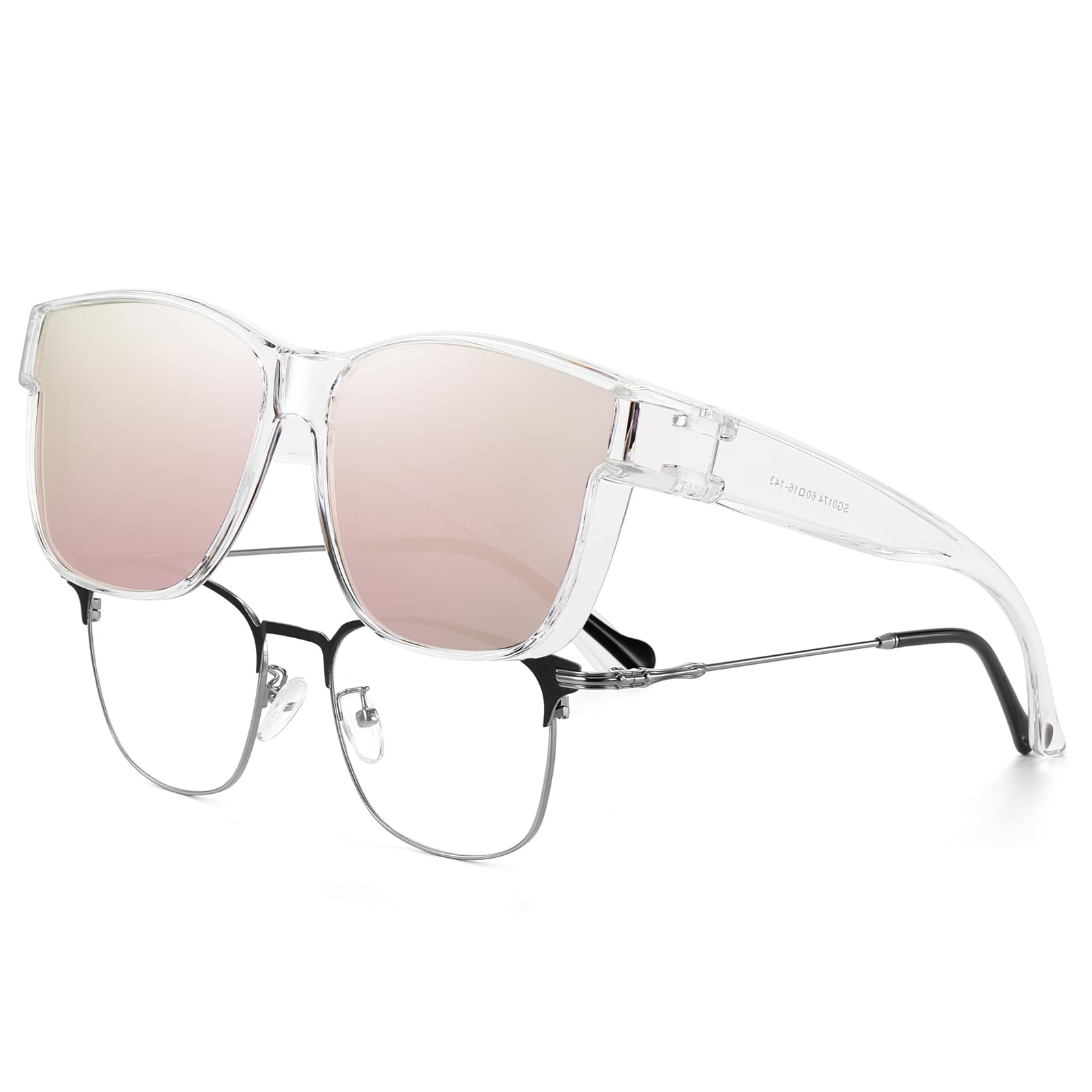HAOLOTA Square Shades Fit-Over Sunglasses Men SG0174M