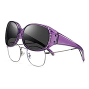 HAOLOTA Rhinestone Fit Over Sunglasses Women SG0108