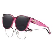 HAOLOTA Cat Eye Sunglasses Over Glasses Women SG0189