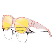 HAOLOTA Night Driving Glasses Over Glasses Women NV0179