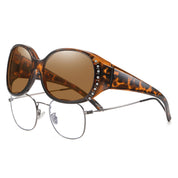 HAOLOTA Rhinestone Fit Over Sunglasses Women SG0108