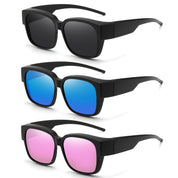 HAOLOTA 3pcs Polarized Over Sunglasses Men Women SG1824-3P