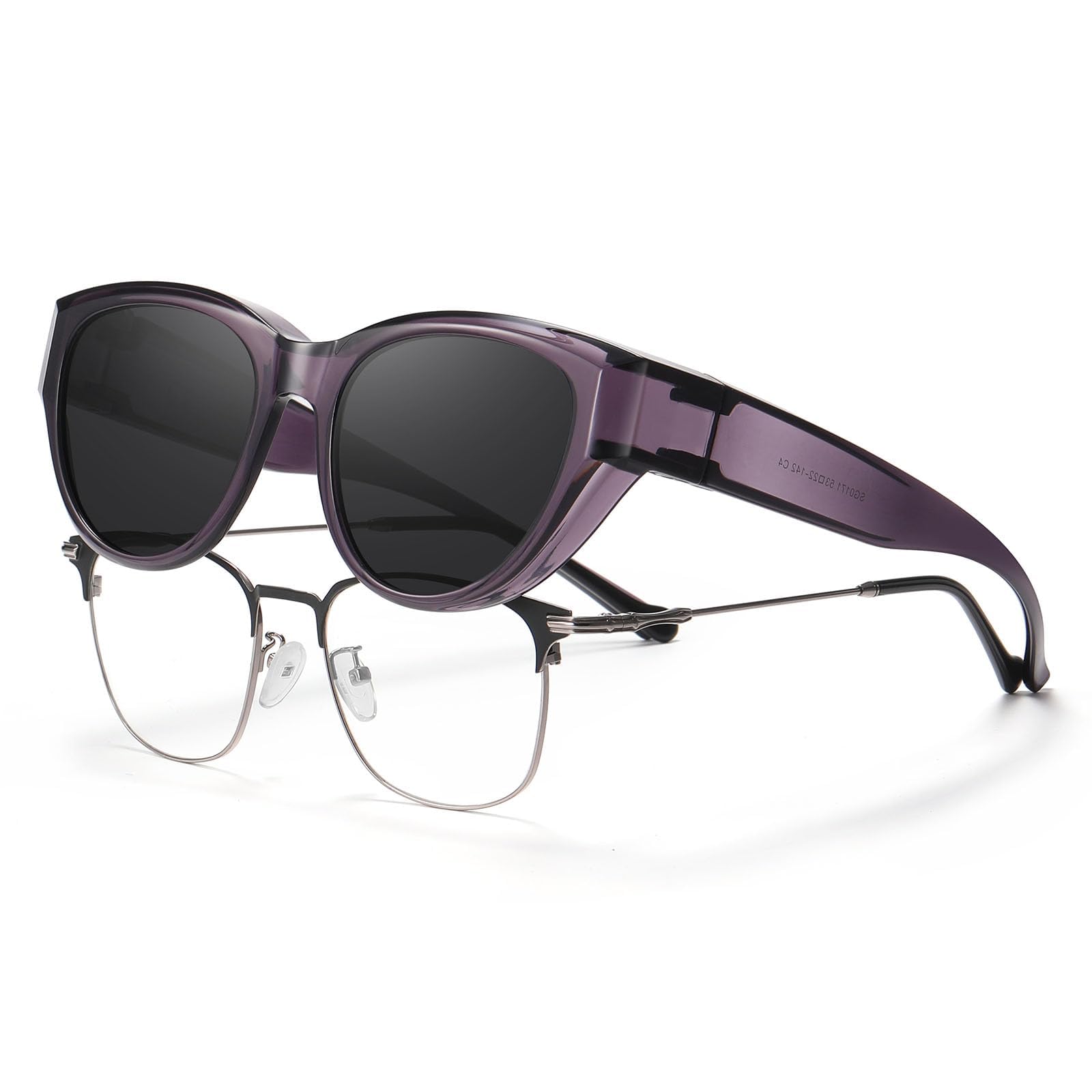 HAOLOTA Small Cat Eye Fit Over Sunglasses Women SG0171