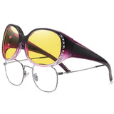 HAOLOTA Rhinestone Night Driving Over Glasses Women NV0108