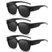 HAOLOTA 3pcs Polarized Over Sunglasses Men Women SG1824-3P