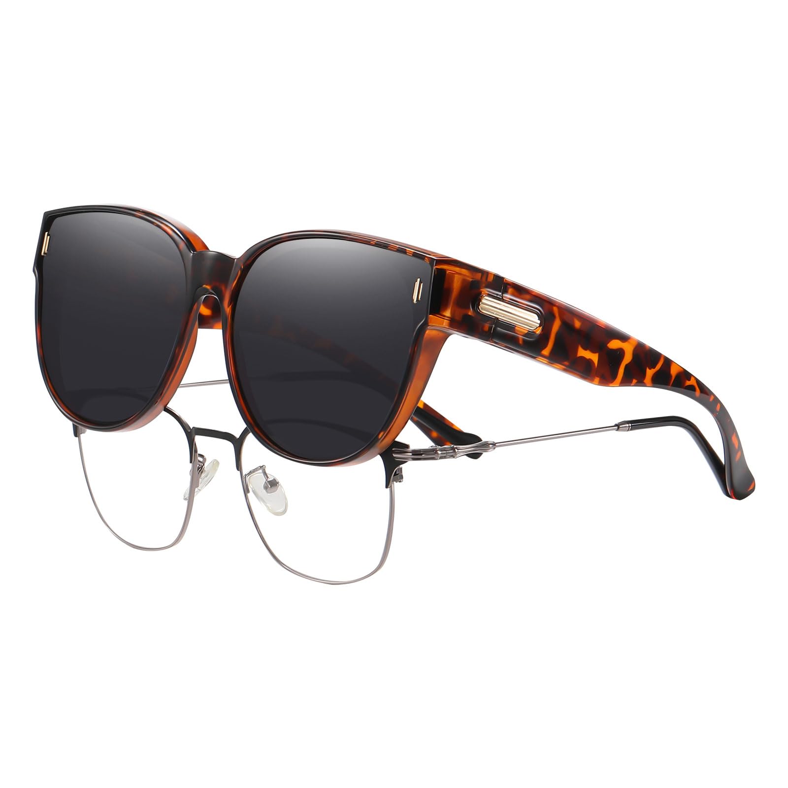 HAOLOTA Cat Eye Sunglasses Over Glasses Women SG0189