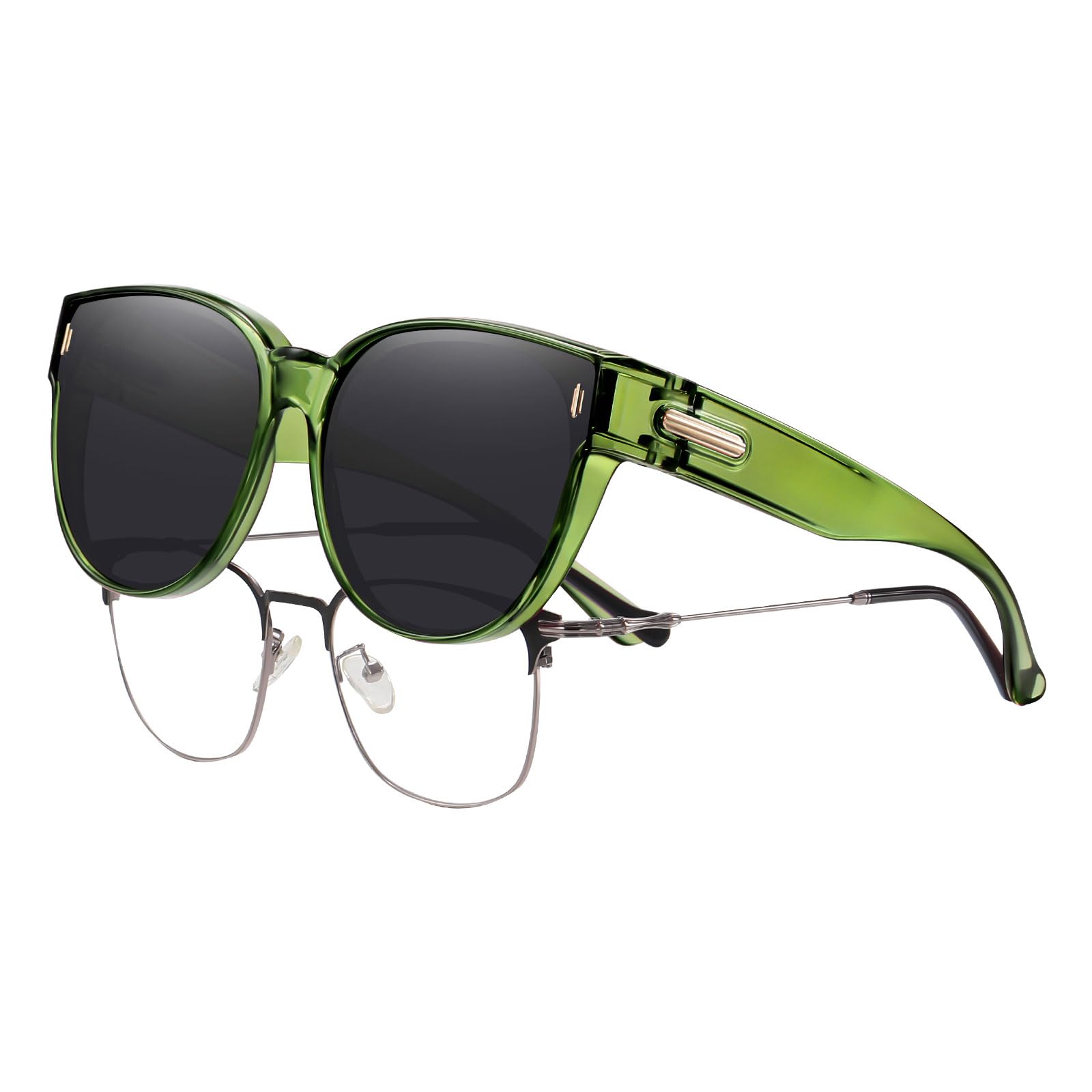 HAOLOTA Cat Eye Sunglasses Over Glasses Women SG0189