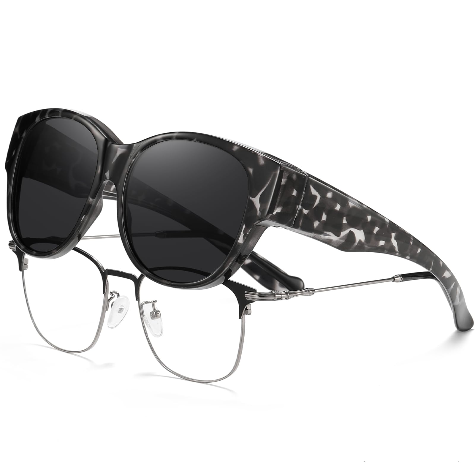 HAOLOTA Cat Eye Sunglasses Over Glasses SG0179