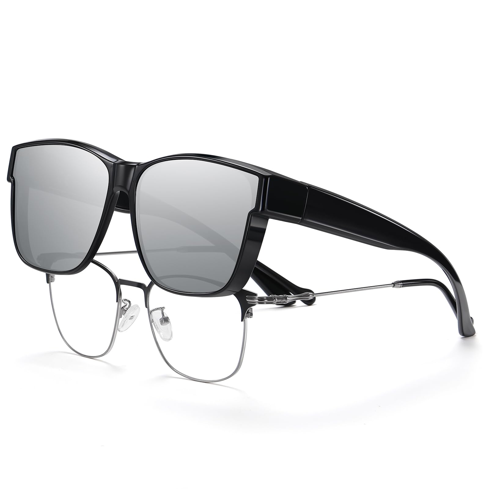 HAOLOTA Square Shades Fit-Over Sunglasses Men SG0174M