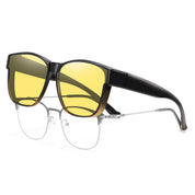 HAOLOTA Square Night Vision Driving Over Glasses NV0174L