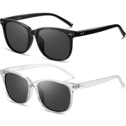 HAOLOTA 2pcs Classic Round Sunglasses Women SG8081-2P