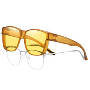 HAOLOTA Square Night Vision Driving Over Glasses NV0174L