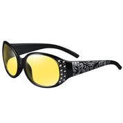 HAOLOTA Rhinestone Night Driving Glasses Women NV0008