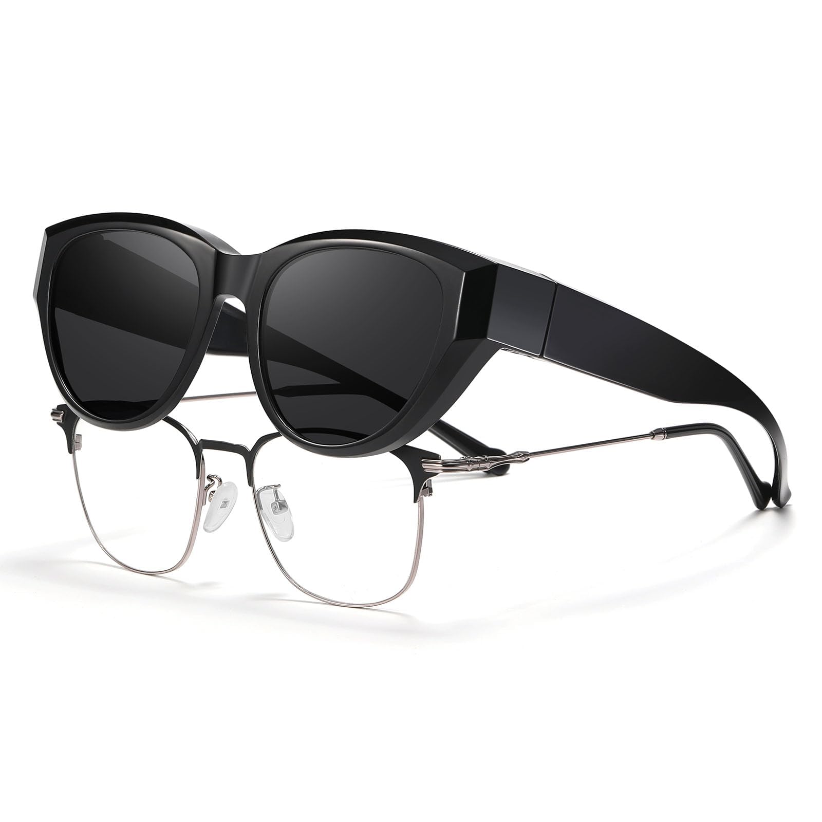 HAOLOTA Small Cat Eye Fit Over Sunglasses Women SG0171