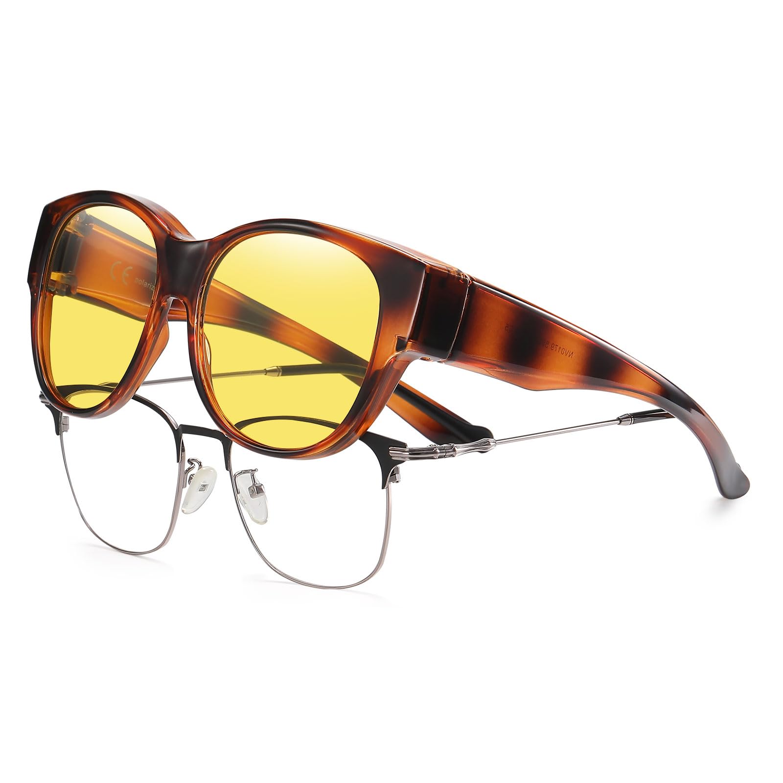 HAOLOTA Night Driving Glasses Over Glasses Women NV0179