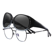 HAOLOTA Rhinestone Fit Over Sunglasses Women SG0108