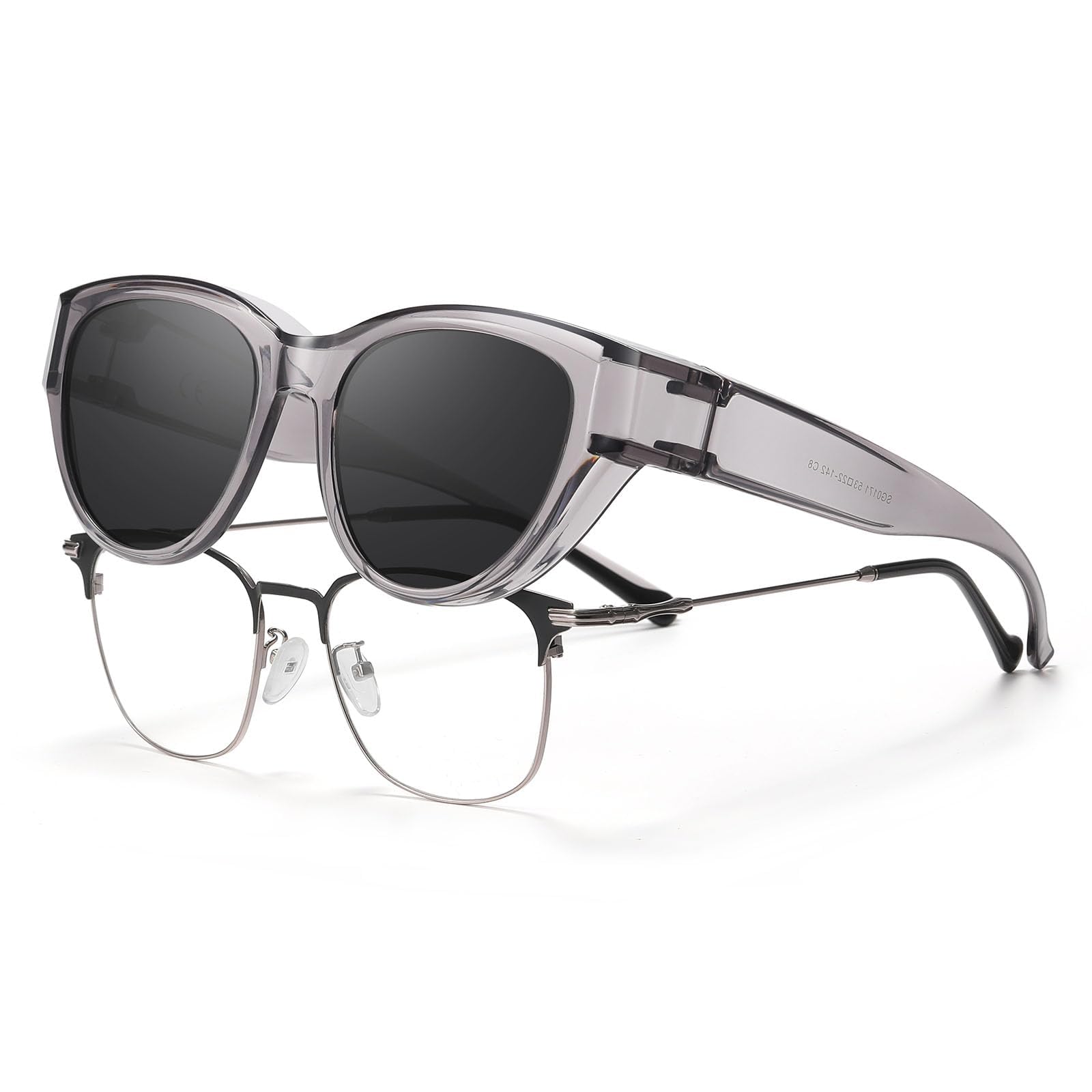 HAOLOTA Small Cat Eye Fit Over Sunglasses Women SG0171