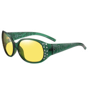 HAOLOTA Rhinestone Night Driving Glasses Women NV0008