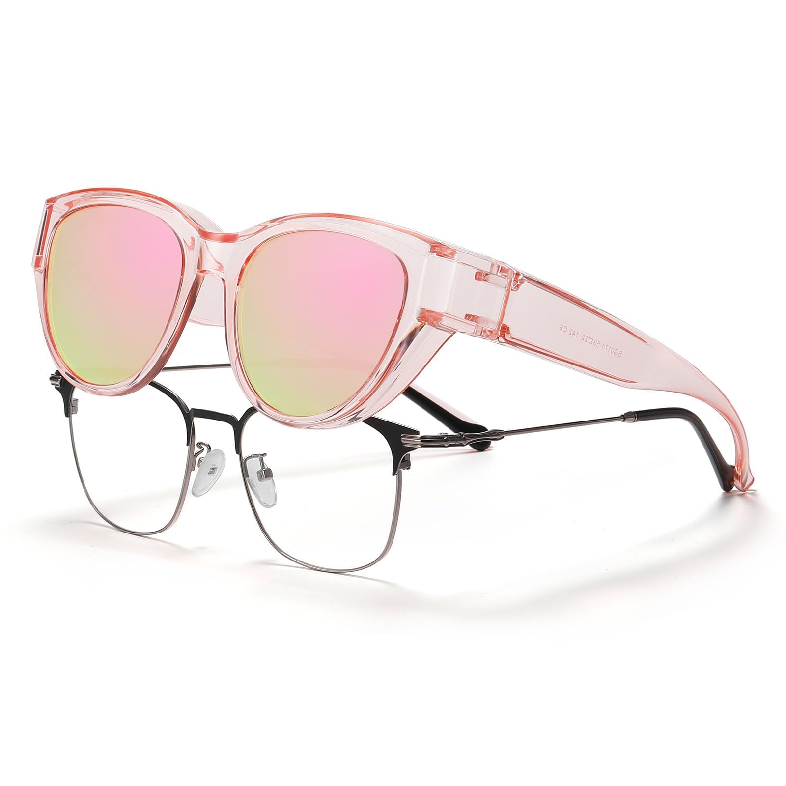 HAOLOTA Small Cat Eye Fit Over Sunglasses Women SG0171