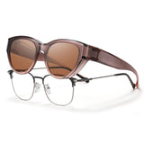 HAOLOTA Small Cat Eye Fit Over Sunglasses Women SG0171