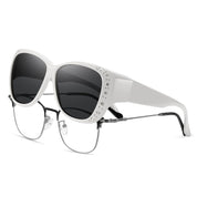 HAOLOTA Rhinestone Fit Over Sunglasses Women SG0107