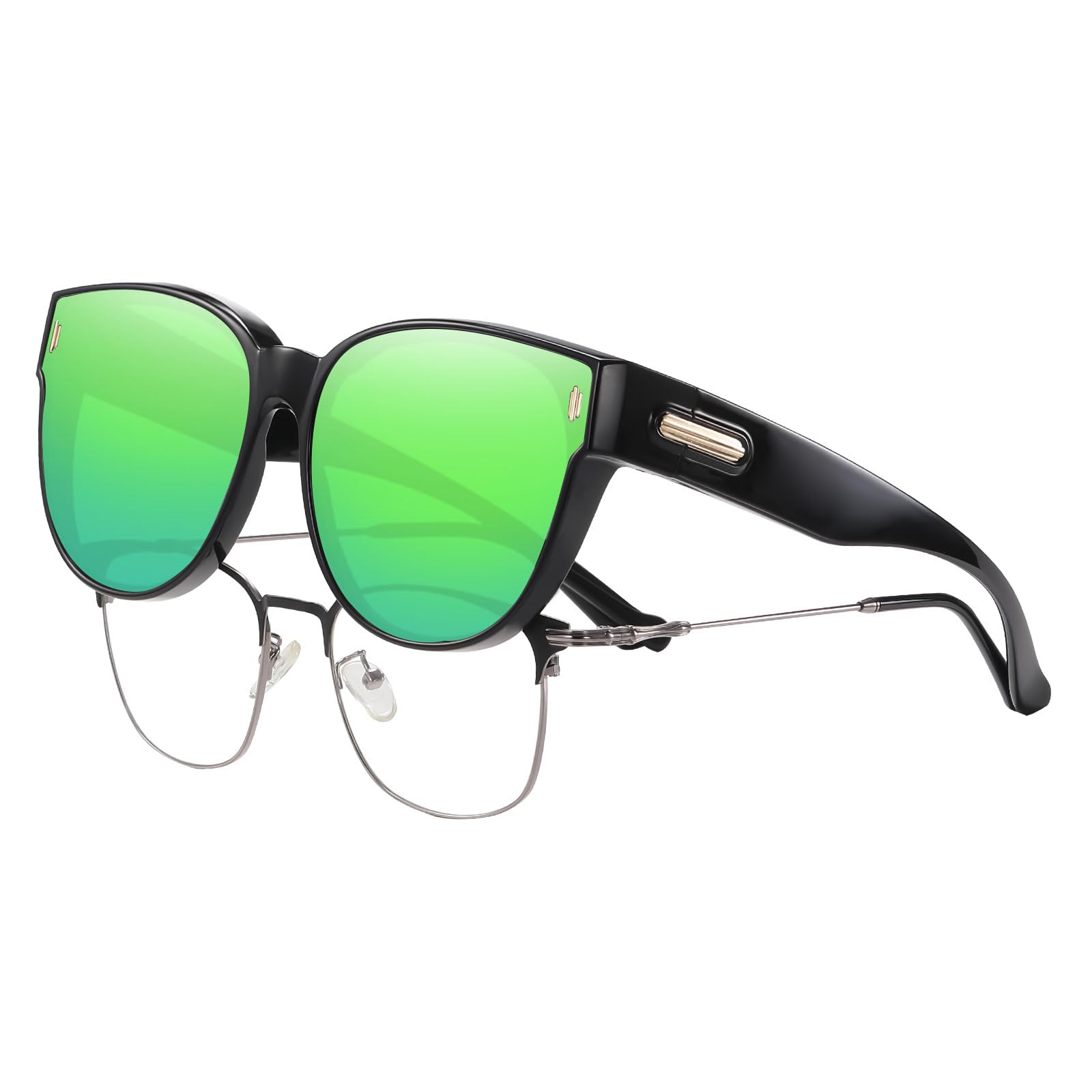 HAOLOTA Cat Eye Sunglasses Over Glasses Women SG0189