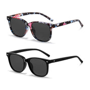 HAOLOTA 2pcs Classic Round Sunglasses Women SG1825-2P