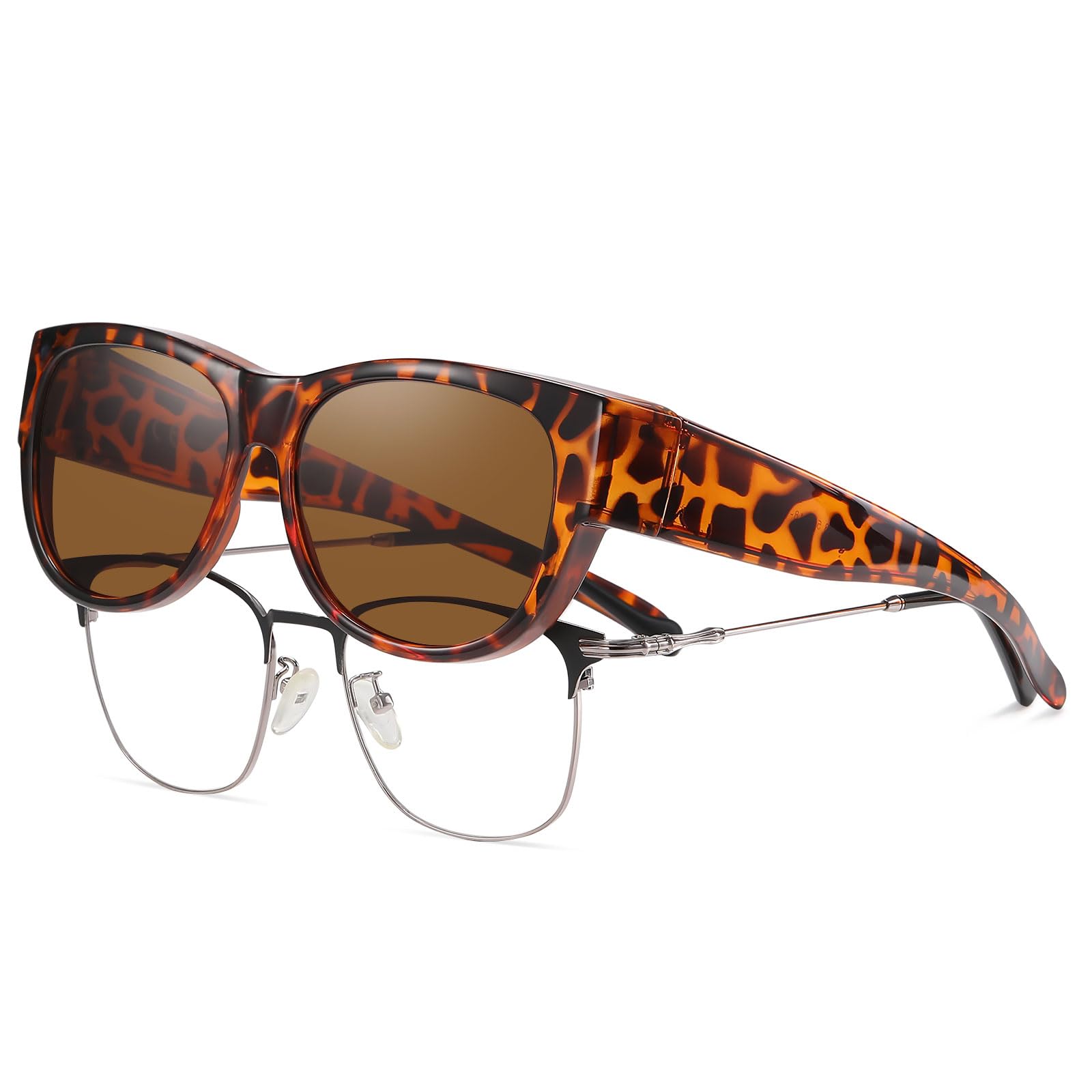 HAOLOTA Cat Eye Sunglasses Over Glasses Women SG0173