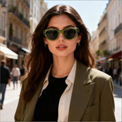 HAOLOTA Small Cat Eye Fit Over Sunglasses Women SG0171