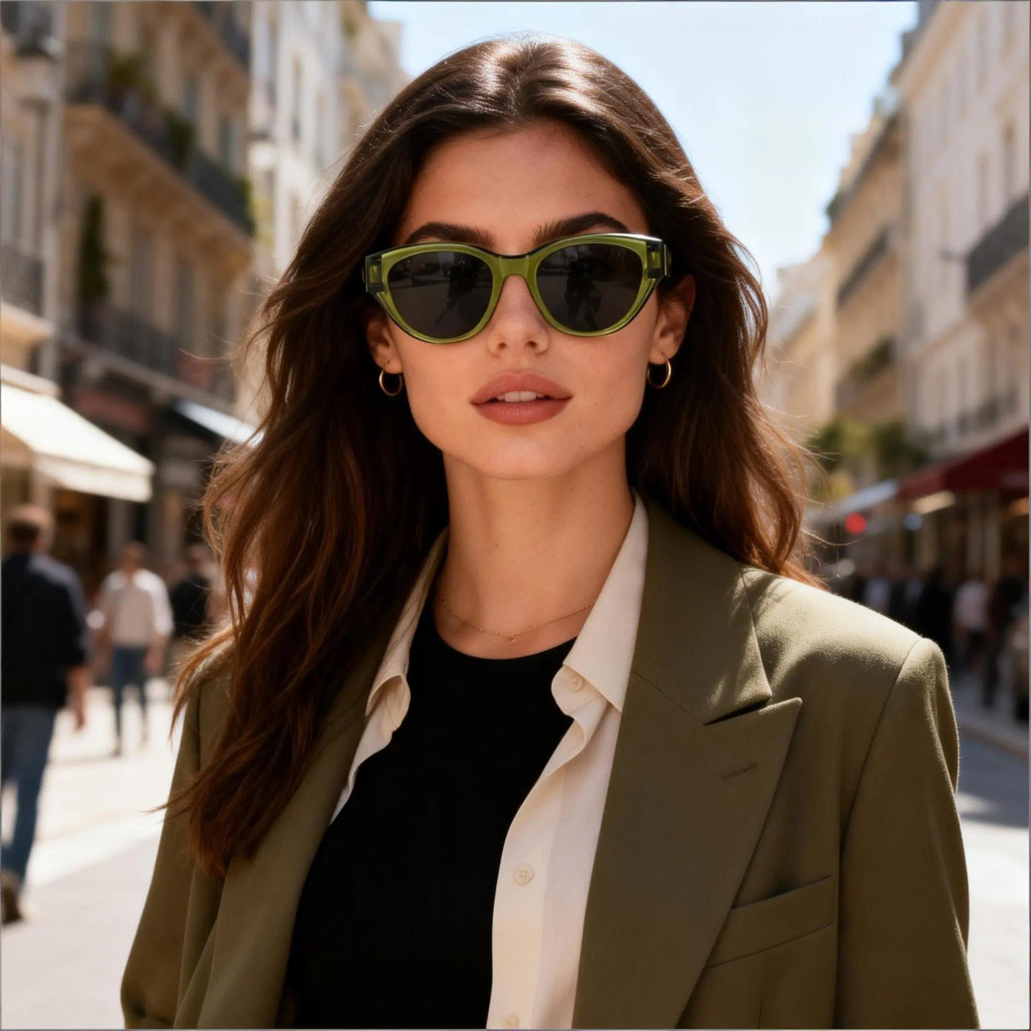 HAOLOTA Small Cat Eye Fit Over Sunglasses Women SG0171