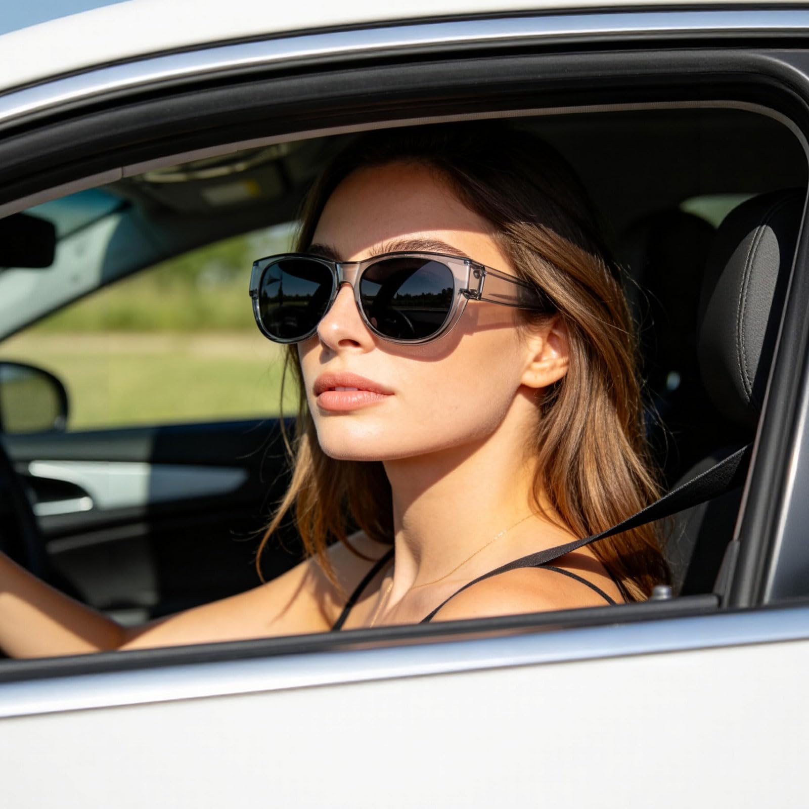 HAOLOTA Cat Eye Sunglasses Over Glasses Women SG0173