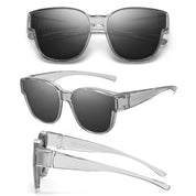 HAOLOTA VISION Fit-Over Sunglasses Polarized for Men Square Shades UV400 Protection SG0153