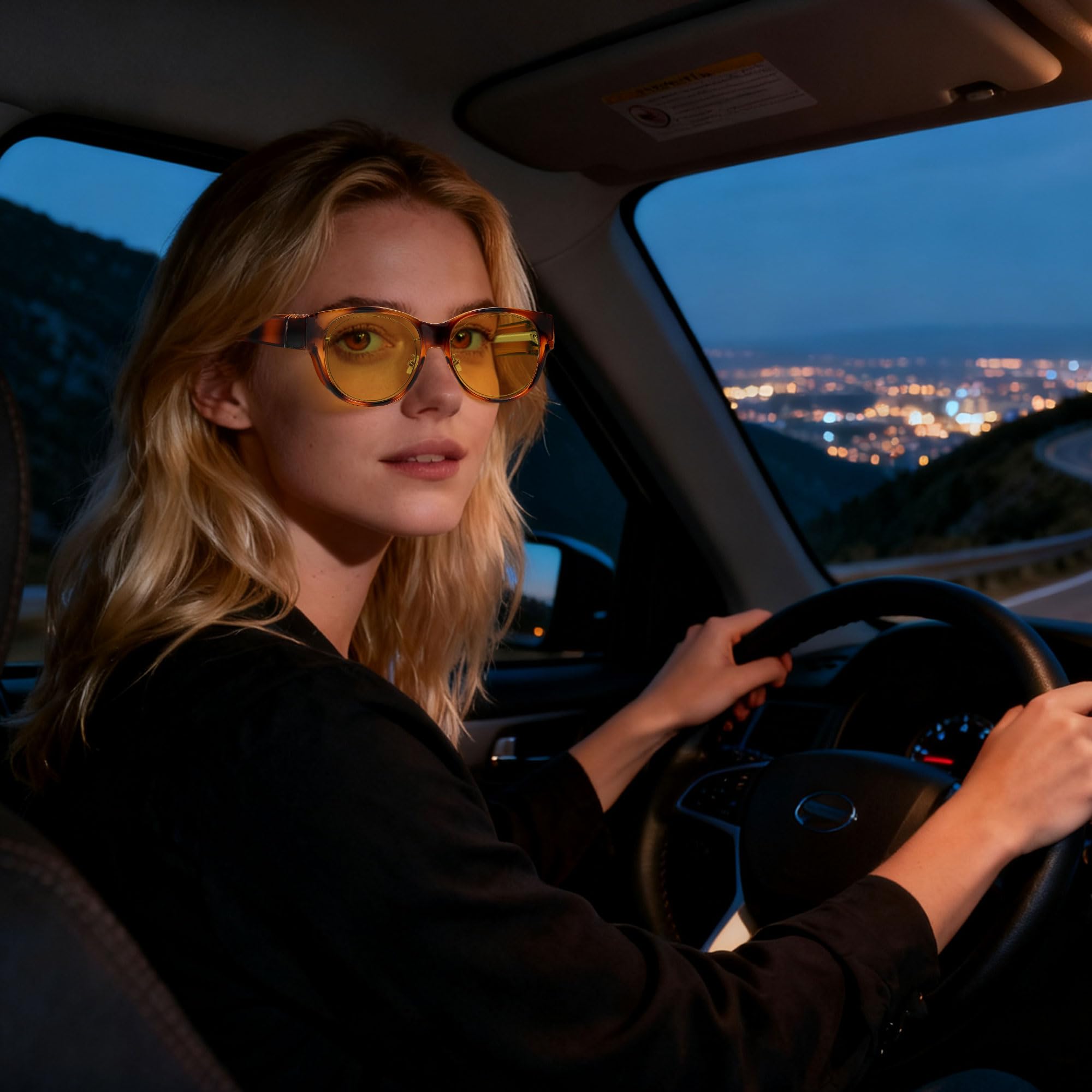 HAOLOTA Night Driving Glasses Over Glasses Women NV0179