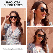 HAOLOTA Metal Frame Cat Eye Sunglasses Women SG1066