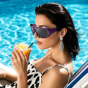 HAOLOTA Rhinestone Fit Over Sunglasses Women SG0108