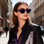 HAOLOTA Small Cat Eye Fit Over Sunglasses Women SG0171