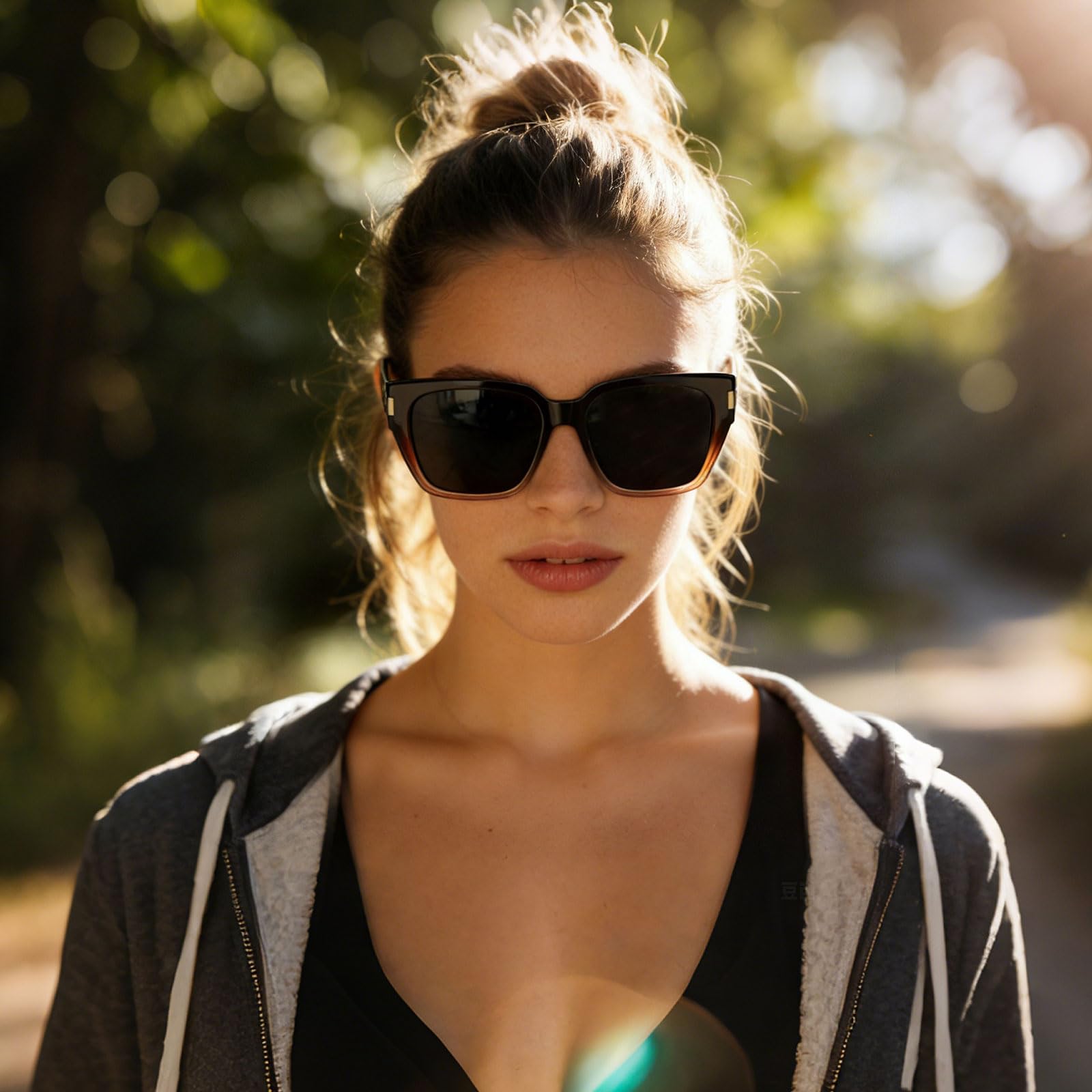 HAOLOTA Square Shapes Fit-Over Sunglasses SG0512