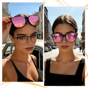 HAOLOTA Cat Eye Sunglasses Over Glasses Women SG0189