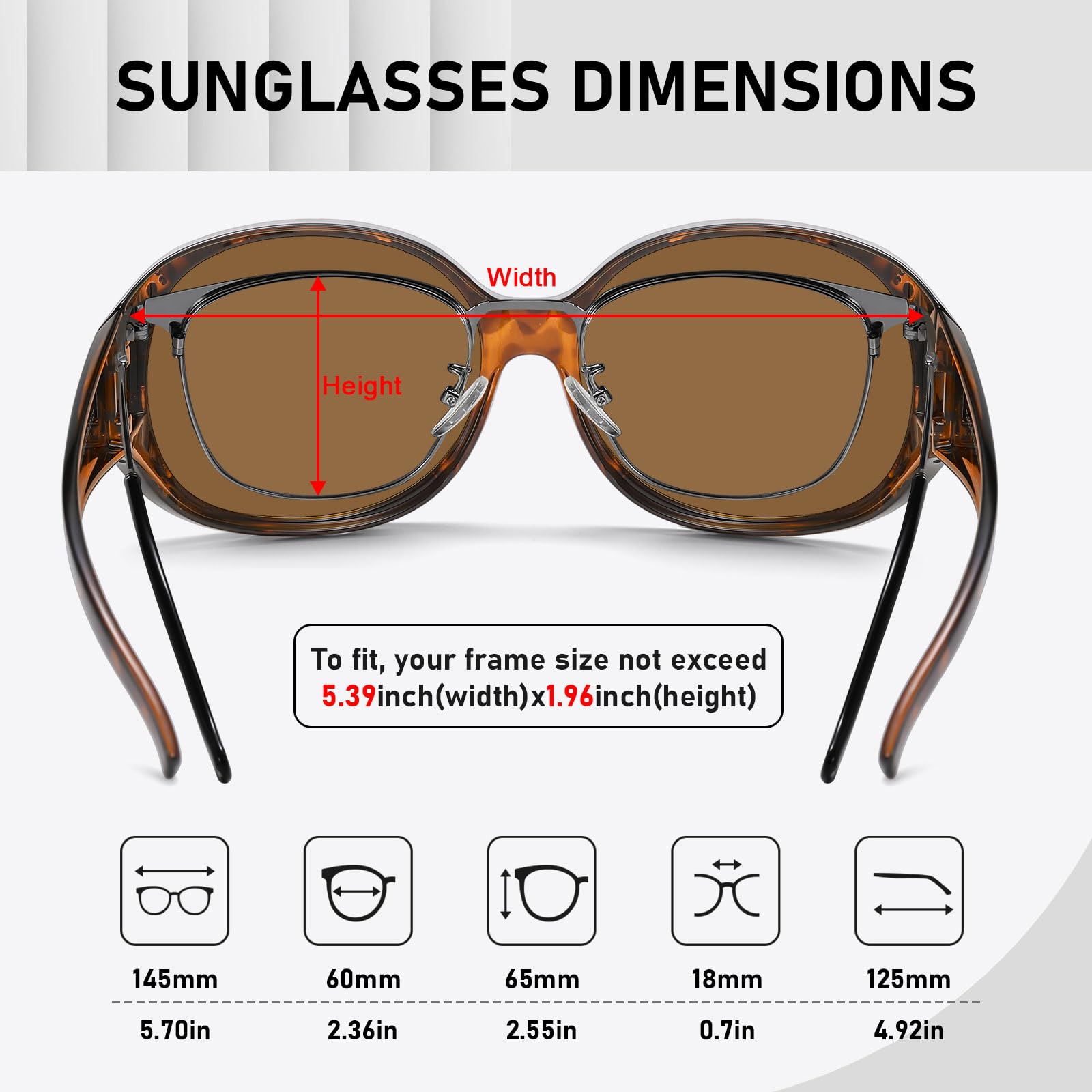 HAOLOTA Rhinestone Fit Over Sunglasses Women SG0108