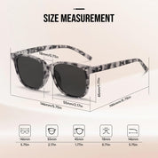 HAOLOTA 2pcs Classic Round Sunglasses Women SG1825-2P