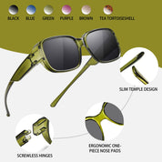 HAOLOTA Small Sunglasses Over Glasses Women SG0513