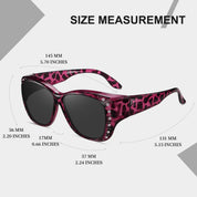 HAOLOTA Rhinestone Fit Over Sunglasses Women SG0107