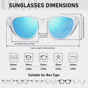 HAOLOTA Small Cat Eye Fit Over Sunglasses Women SG0171