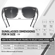 HAOLOTA Square Shades Fit-Over Sunglasses Men SG0174M