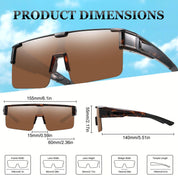 HAOLOTA Cycling Sunglasses Over Glasses Men SG0191
